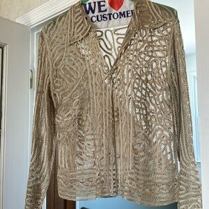 IDI Mathew silk crocheted blouse